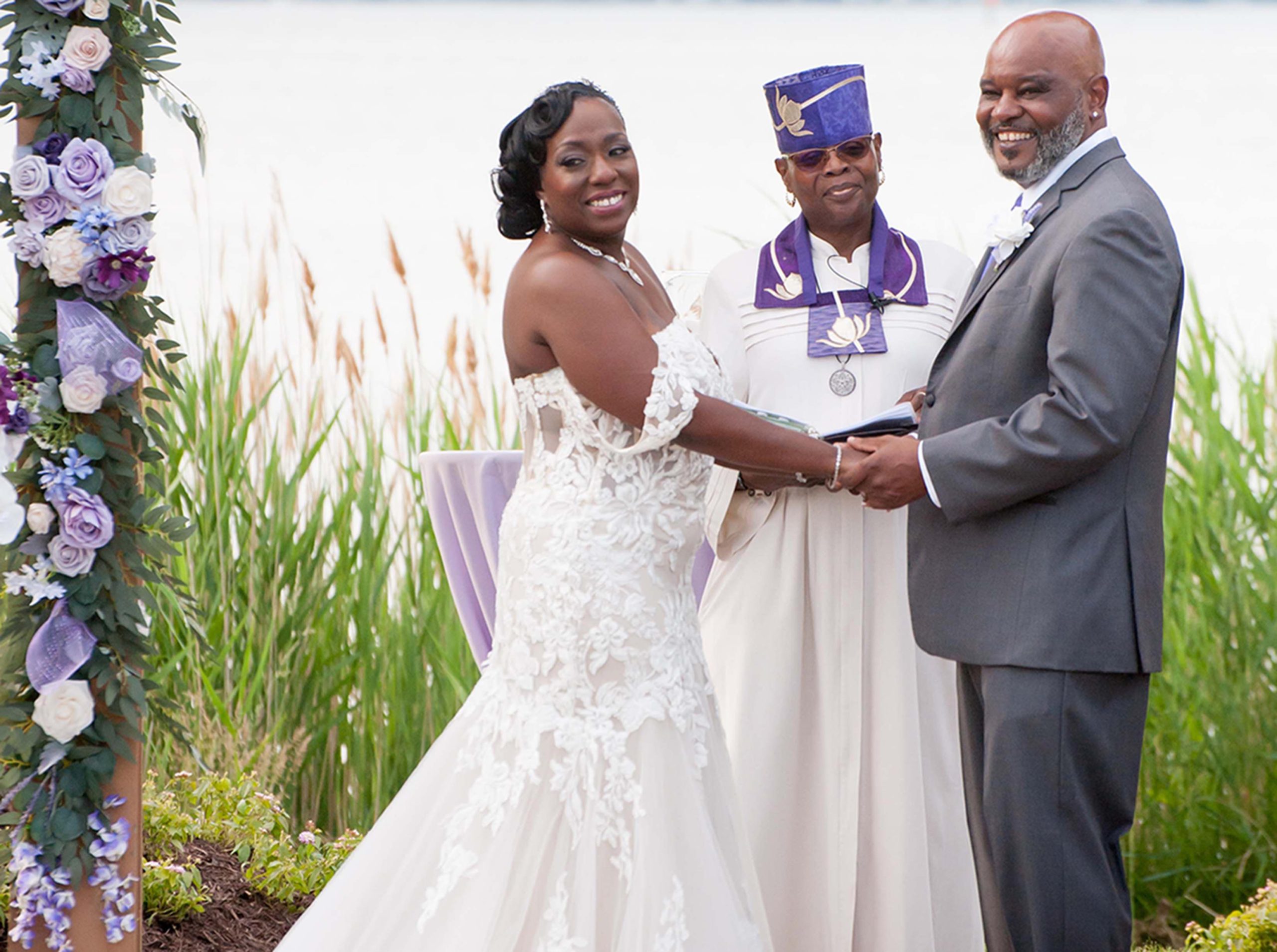 Wedding officiant Starlene specializing in customized ceremonies, elopements, and signature services for all couples, including LGBT couples, in MD, VA, and DC